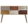 Voir la diapositive 3 : VIDAXL Buffet 120x30x75 cm bois de manguier massif