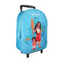 Voir la diapositive 2 : Bagtrotter Bagtrotter - Vaiana - Disney - Sac à Dos Scolaire à Roulettes  - Bleu - 1 Compartiment Zippé - Bretelles Matelassées - 25x12x32cm - Matière Polyester - Sac à Dos Scolaire Maternelle