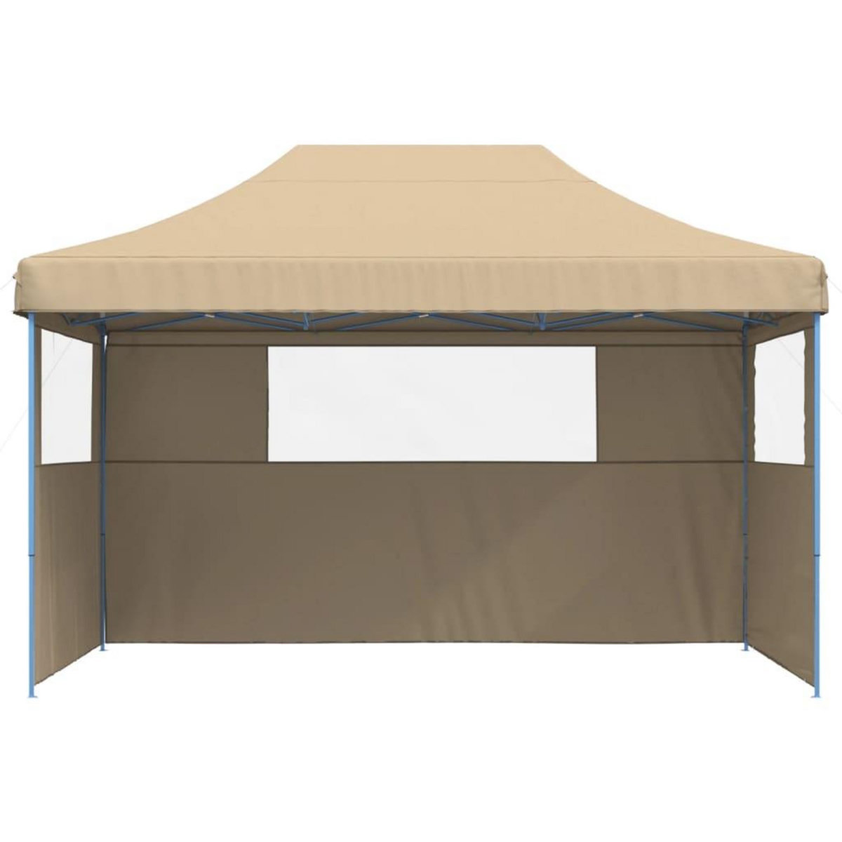 VIDAXL Tente de reception pliable escamotable avec 3 parois laterales