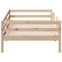 Voir la diapositive 5 : VIDAXL Cadre de lit sans matelas 90x200 cm bois de pin massif