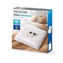 Voir la diapositive 6 : SENCO Couverture chauffante - SENCOR - SUB 2700WH - 120 W - 3 températures - Blanc