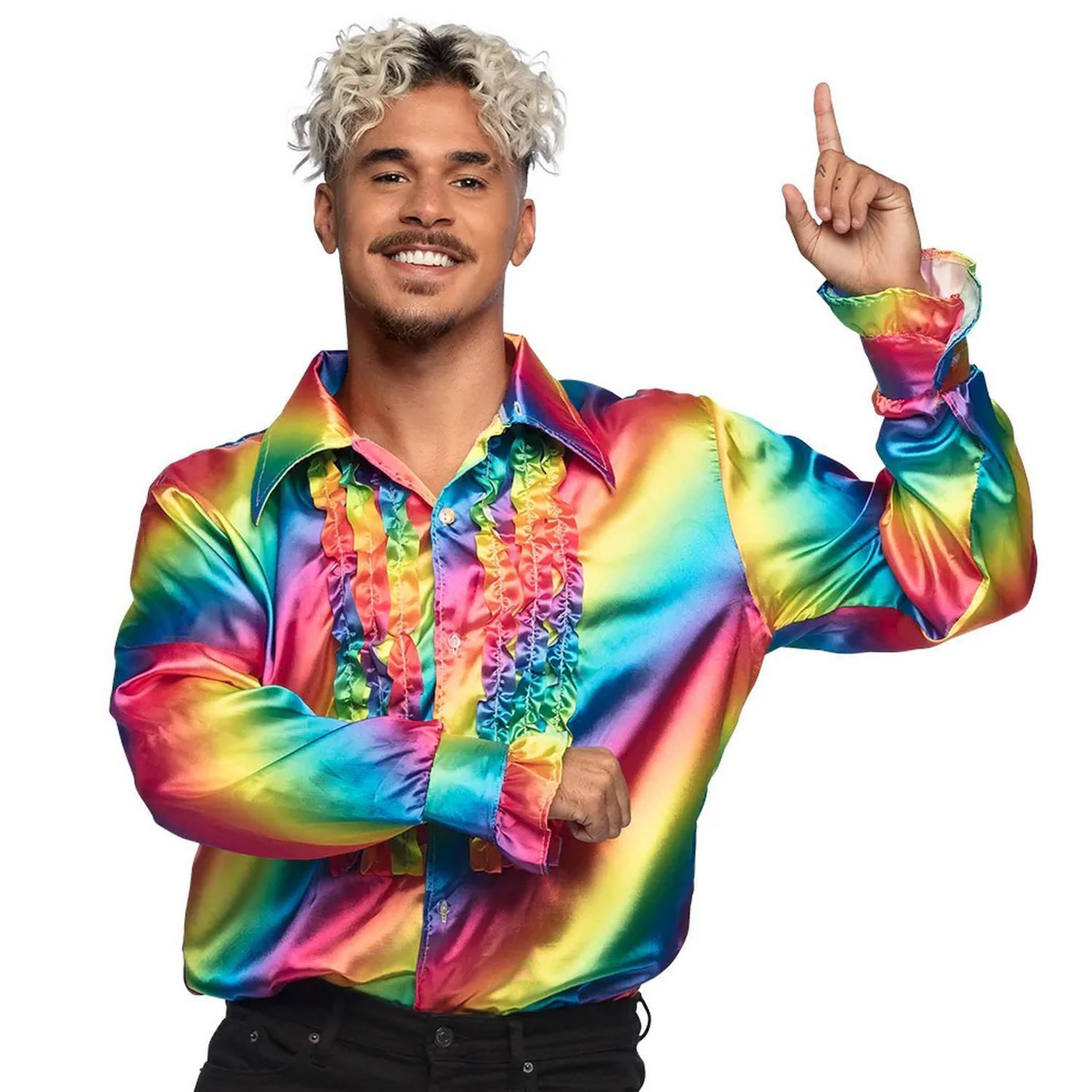 Boland Chemise Party Rainbow - Adulte - M