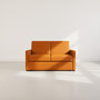 Voir la diapositive 5 : BEST MOBILIER Julia - canapé 3 places convertible express couchage quotidien 140 cm matelas 14 cm en tissu