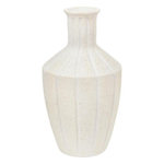 ATMOSPHERA Vase Antique en Magnésie  Nolwi  48cm Blanc
