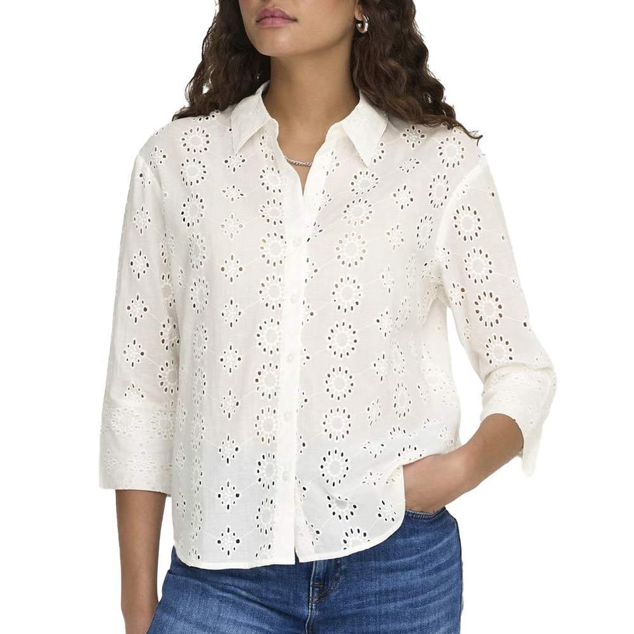 JACQUELINE DE YONG Chemise Blanc Femme JDY Tallie. Coloris disponibles : Blanc