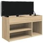 Voir la diapositive 5 : VIDAXL Banc a chaussures chene sonoma 82x32x45,5 cm bois d'ingenierie