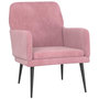 Voir la diapositive 2 : VIDAXL Fauteuil Rose 62x79x79 cm Velours