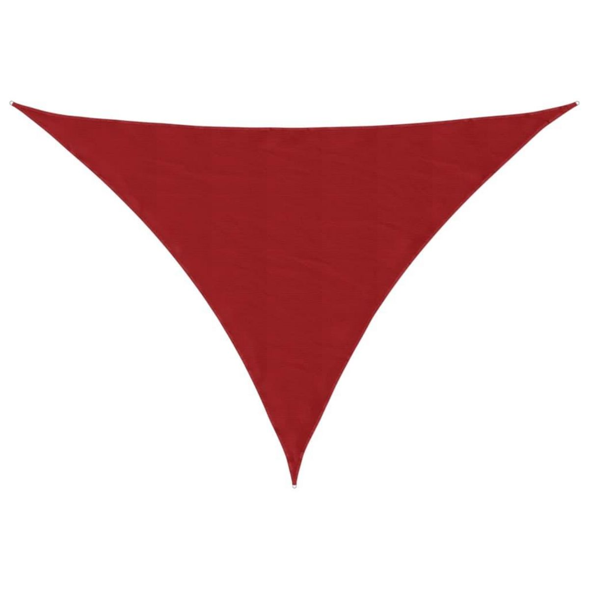 VIDAXL Voile de parasol tissu oxford triangulaire 4x4x5,8 m rouge