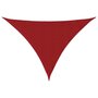 Voir la diapositive 2 : VIDAXL Voile de parasol tissu oxford triangulaire 4x4x5,8 m rouge