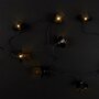 Paris Prix Guirlande Lumineuse 10 LED  Lanterne  192cm Noir