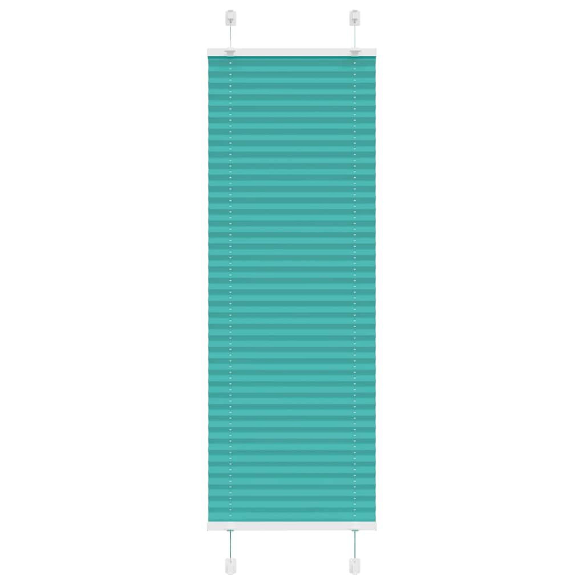 VIDAXL Store plisse vert petrole 45x100 cm largeur du tissu 44,4 cm