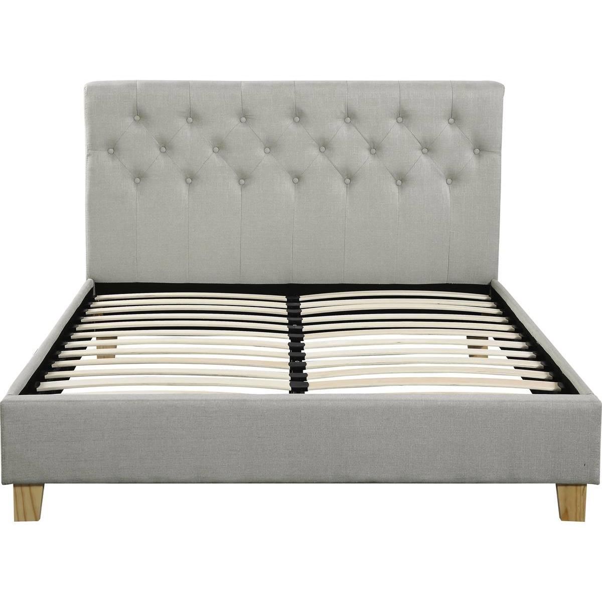 Habitat et Jardin Lit  Emmy  - 160 x 200 cm - Beige