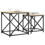 Voir la diapositive 4 : VIDAXL Tables basses gigognes 2 pcs chene sonoma bois d'ingenierie