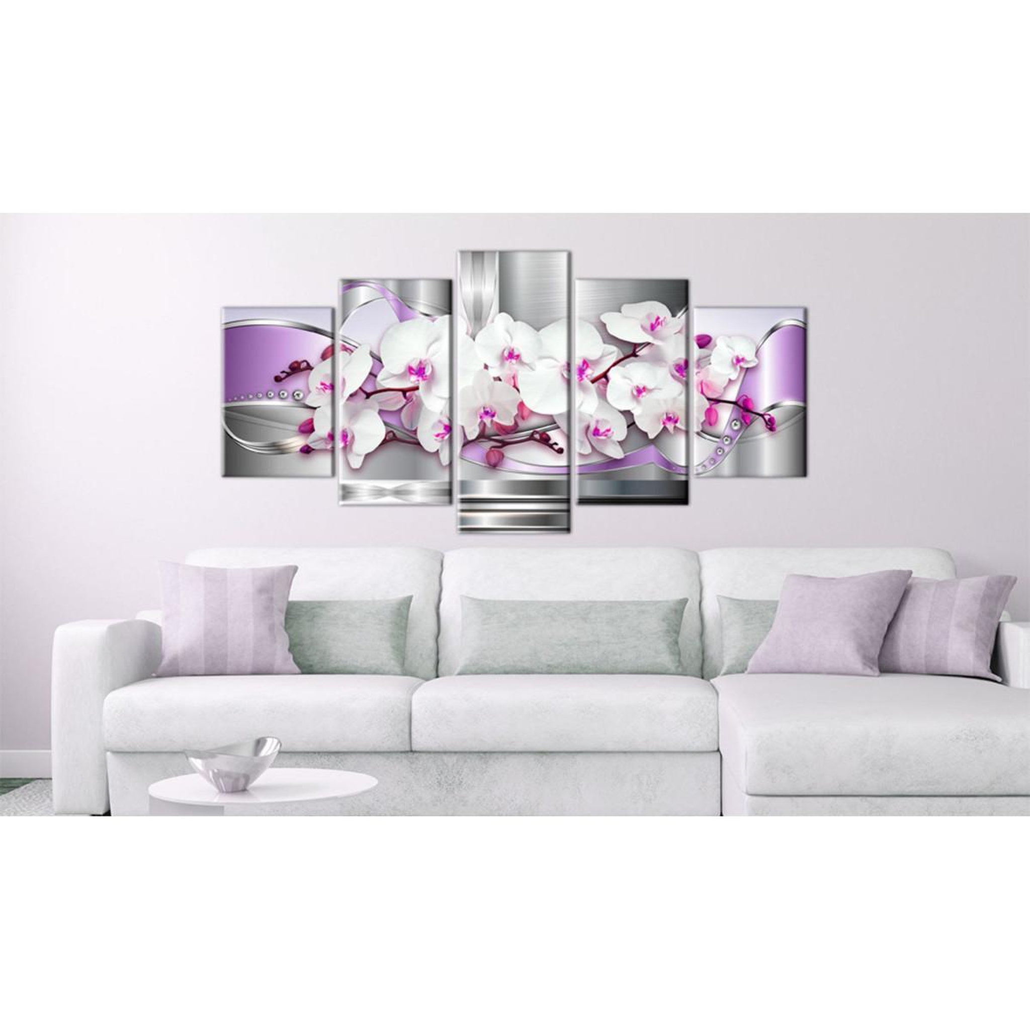Voir la diapositive 2 : Paris Prix Tableau imprimé  orchidée & fantaisie