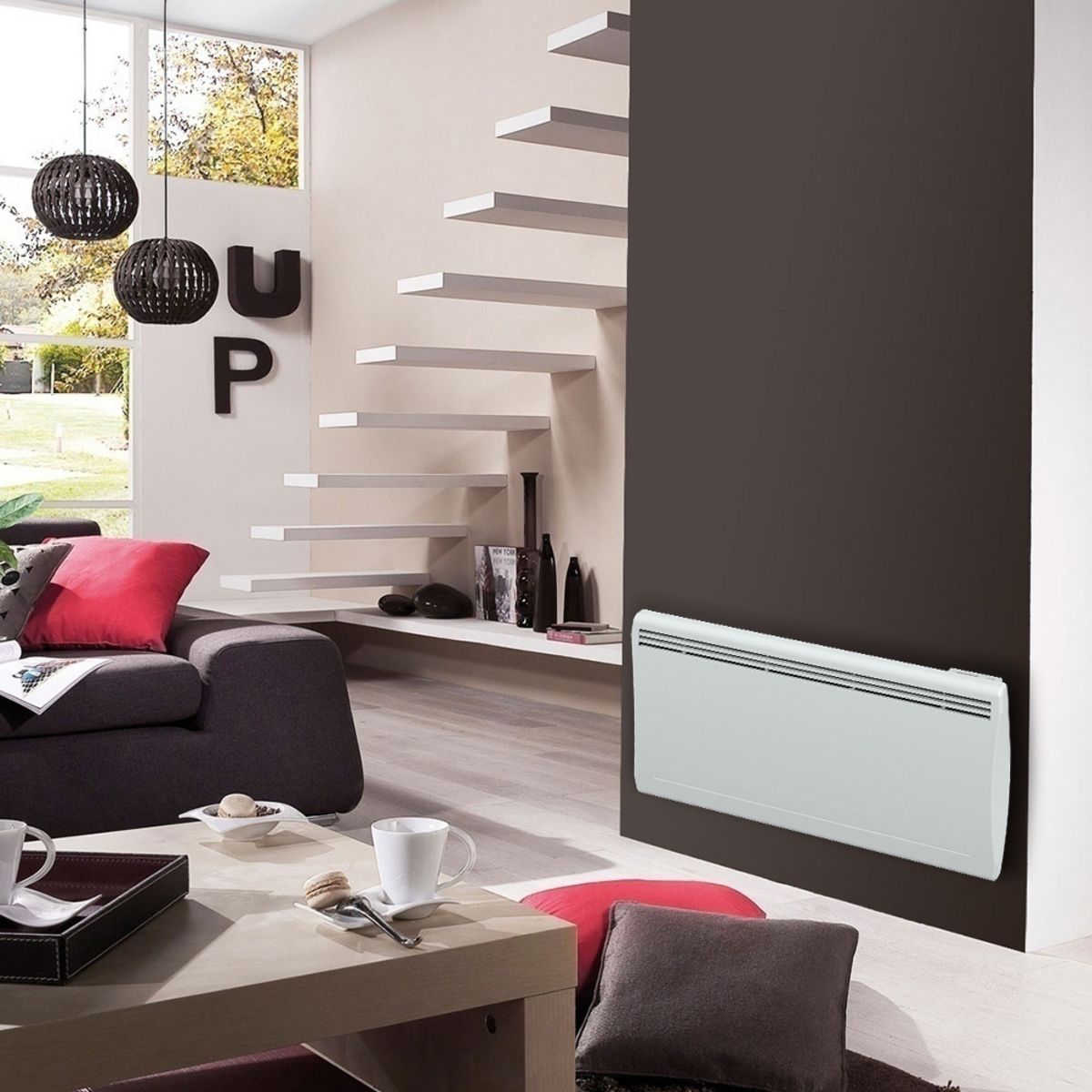 CARRERA Radiateur électrique 2000W à inertie céramique - Jets blanc / Nata