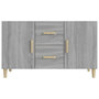 Voir la diapositive 3 : VIDAXL Buffet sonoma gris 100x36x60 cm bois d'ingenierie
