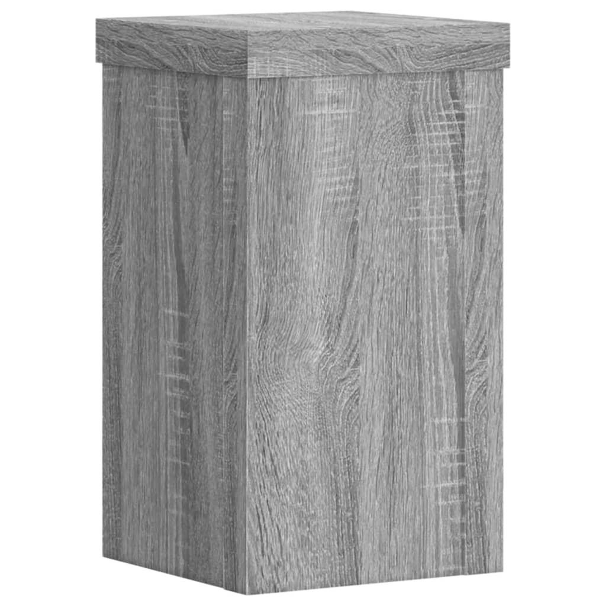 Voir la diapositive 4 : VIDAXL Supports pour plantes 2 pcs sonoma gris bois d'ingenierie