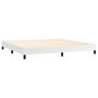 Voir la diapositive 5 : VIDAXL Sommier a lattes de lit avec matelas et LED Blanc 200x200 cm