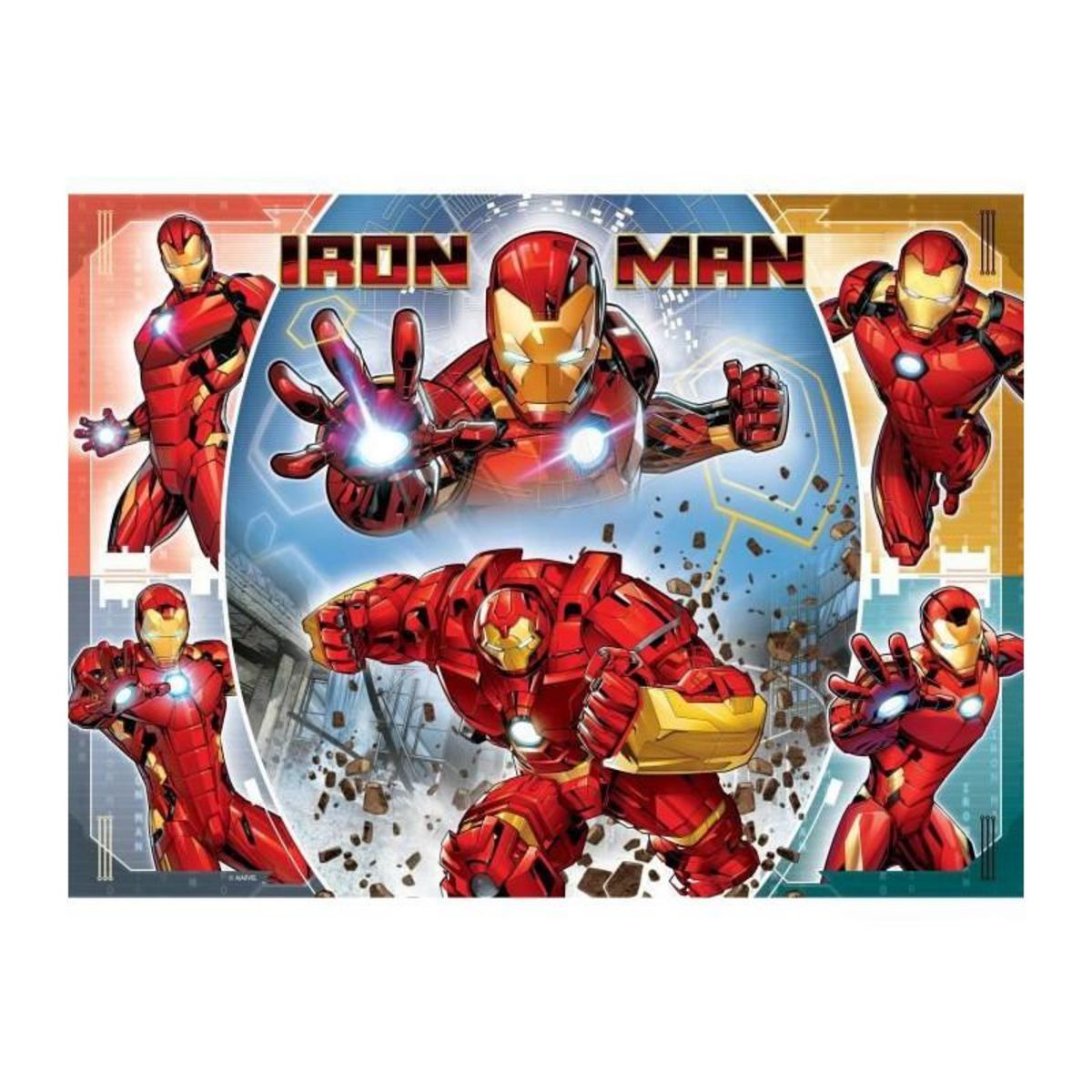 RAVENSBURGER Ravensburger-MARVEL HEROS-Puzzle 100 pieces XXL - Le puissant Iron Man / Marvel Avengers-4005556133772-A partir de 6 ans