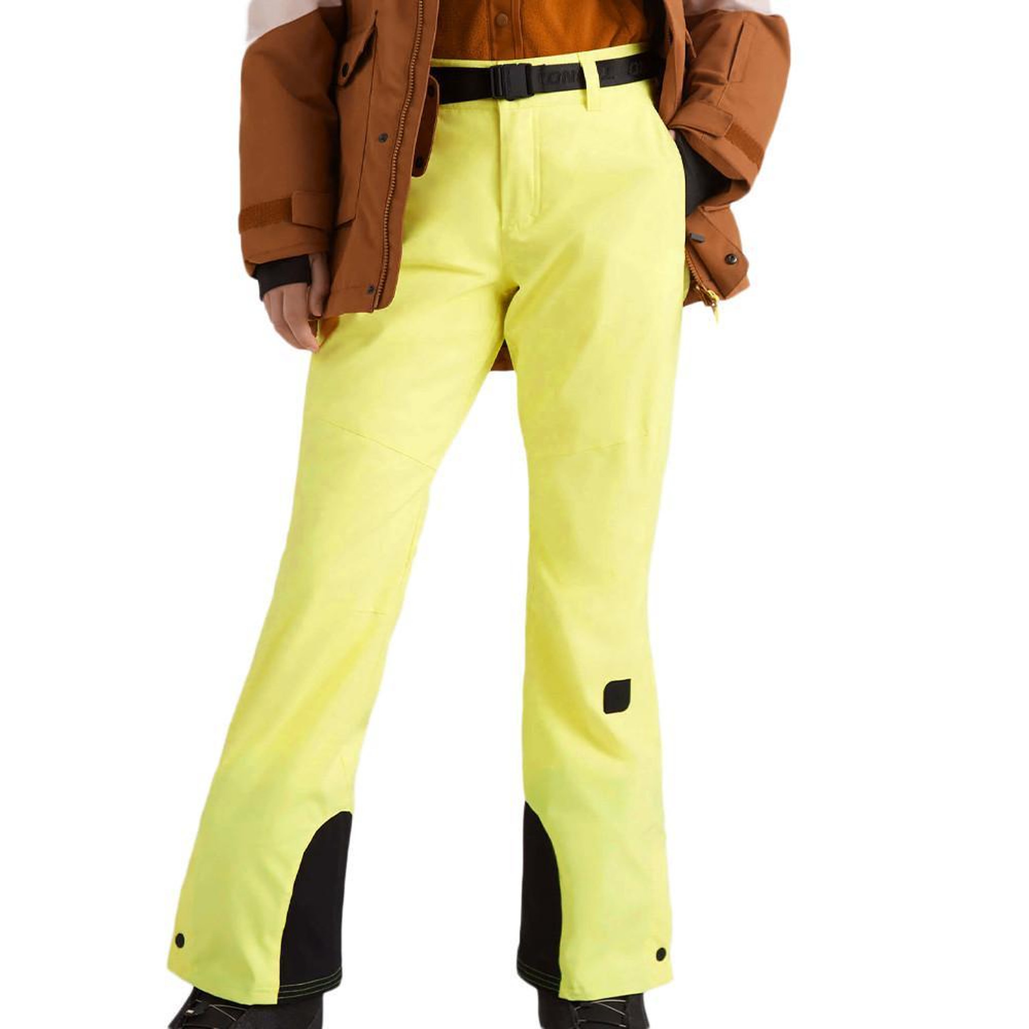 Voir la diapositive 2 : O'NEILL Pantalon de ski jaune fluo femme o'neill star slim