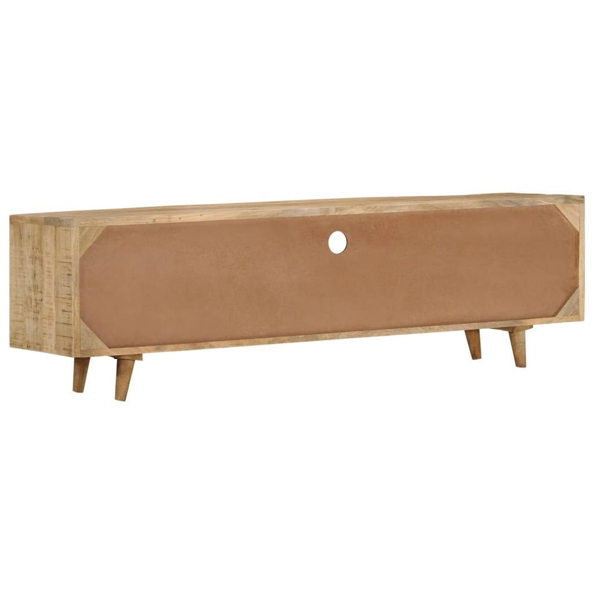 Voir la diapositive 5 : VIDAXL Meuble TV 140x30x40 cm Bois de manguier massif