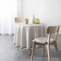 Voir la diapositive 2 : Paris Prix Nappe Antitache Imprimée  Salto  180cm Naturel