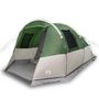 Voir la diapositive 4 : VIDAXL Tente de camping tunnel 4 personnes vert impermeable