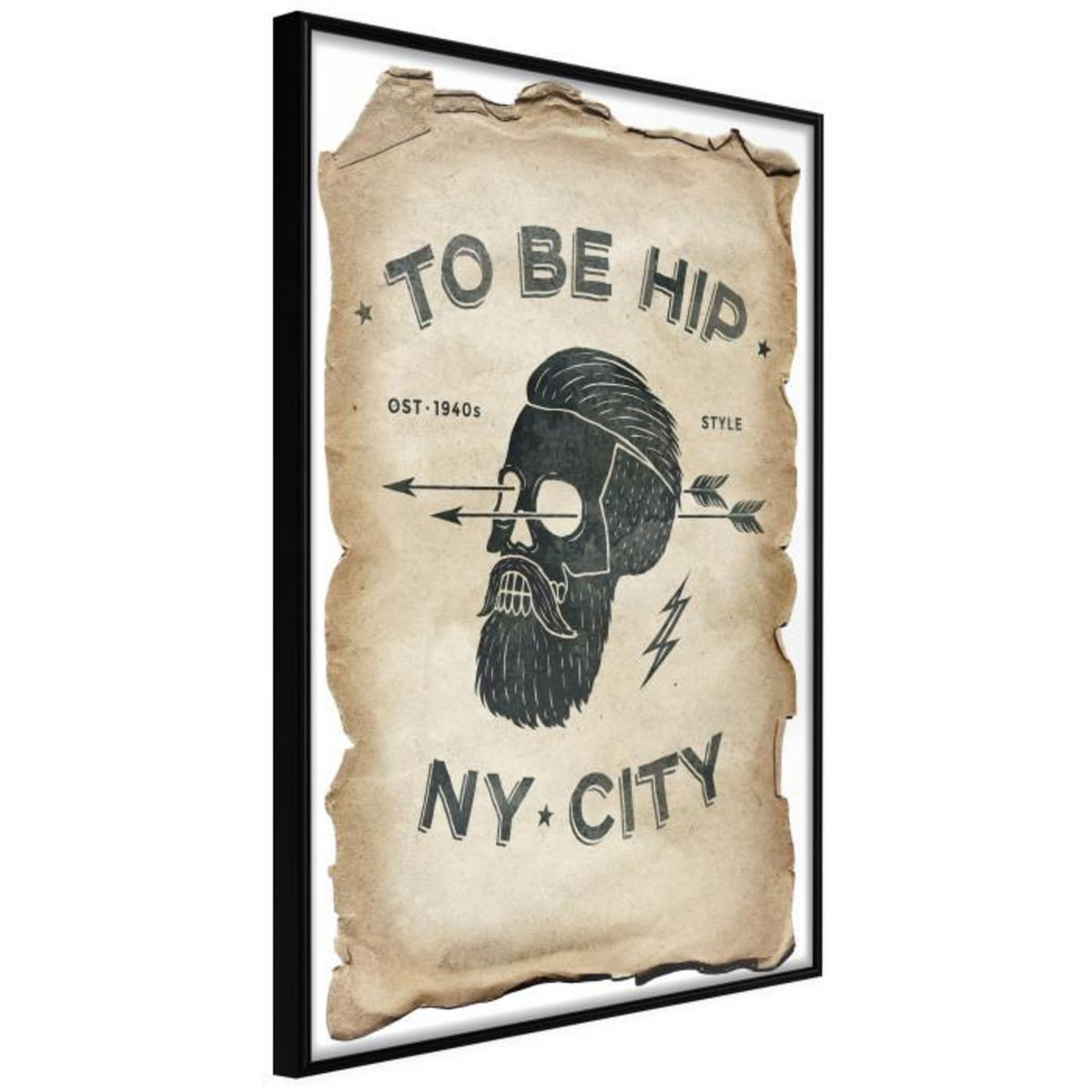 Paris Prix Affiche Murale Encadrée  Hipster