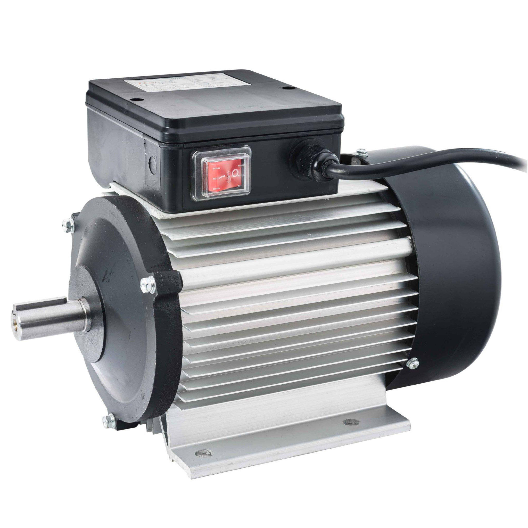 Voir la diapositive 2 : Ribitech Moteur électrique 2cv mono 2800 tr/min avec interrupteur - m2m28