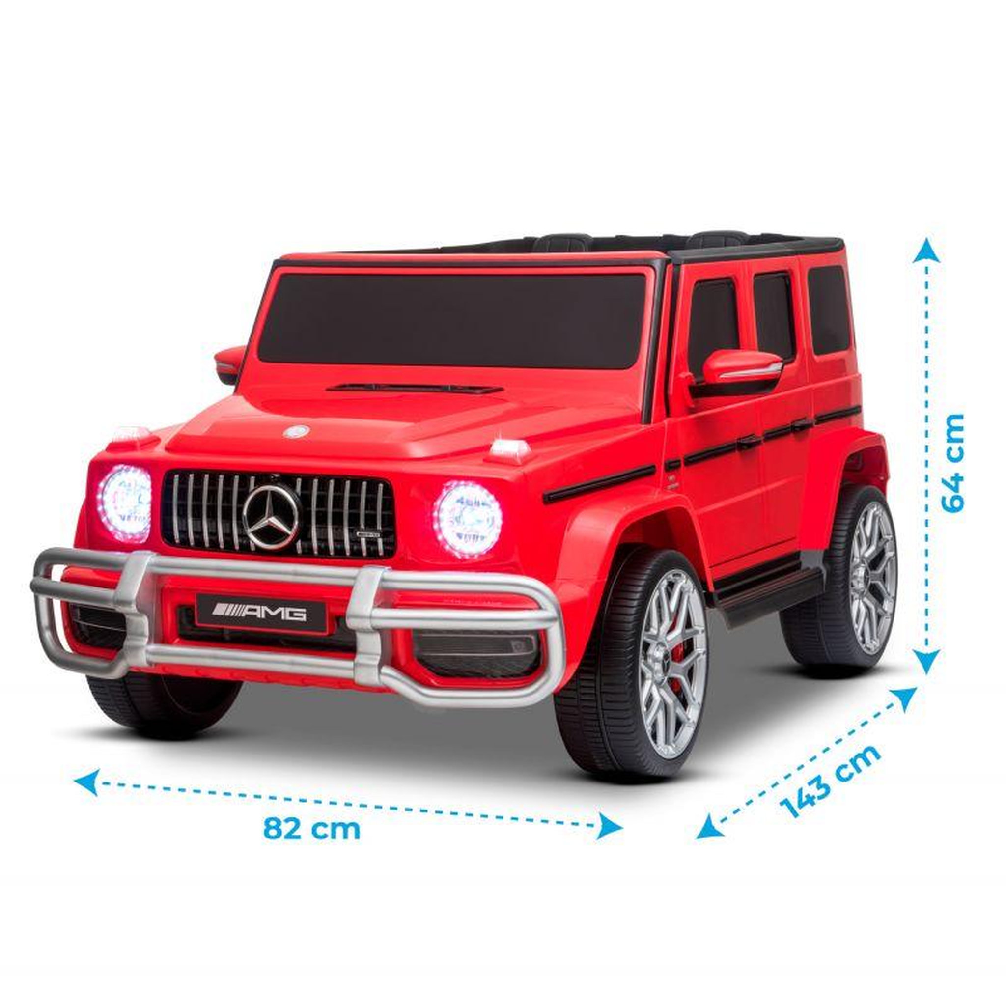 Voir la diapositive 4 : Mercedes Benz Voiture Electrique 4x4 Mercedes AMG - 2 places - 2x 45W, Marche AV/AR, Phares et Système audio