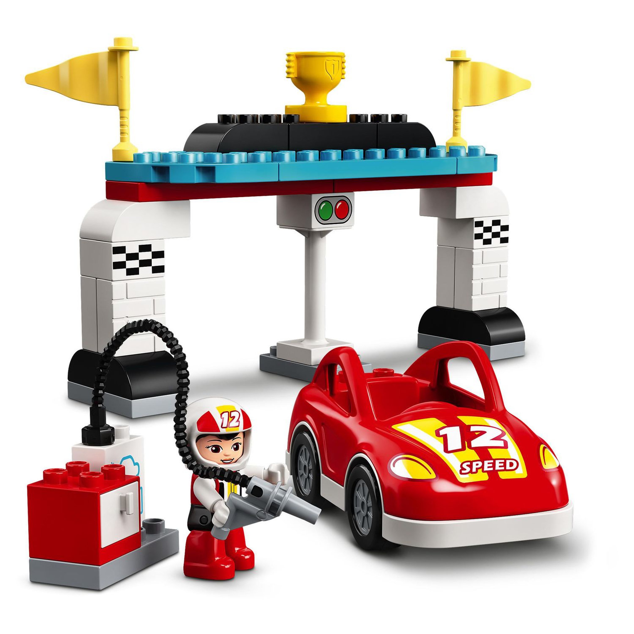 Voir la diapositive 4 : LEGO DUPLO 10947 - Ma ville Race Cars 