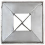 Voir la diapositive 5 : VIDAXL Piquets au sol 12 pcs Argente 7x7x90 cm Acier galvanise