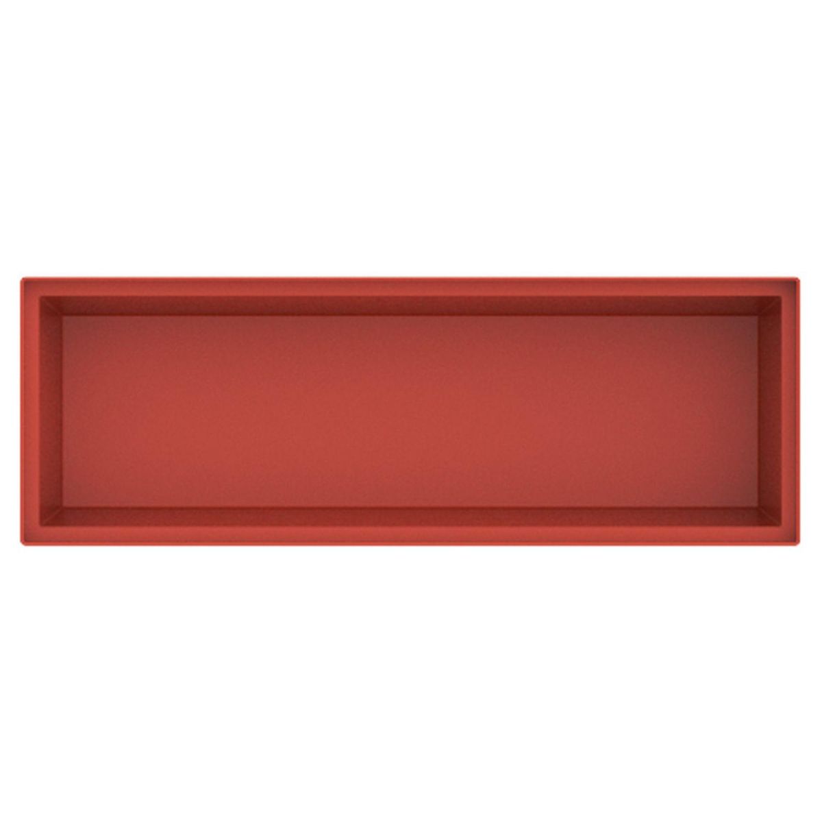 GARDENSTAR Balconnière + plateau L50 cm marsala