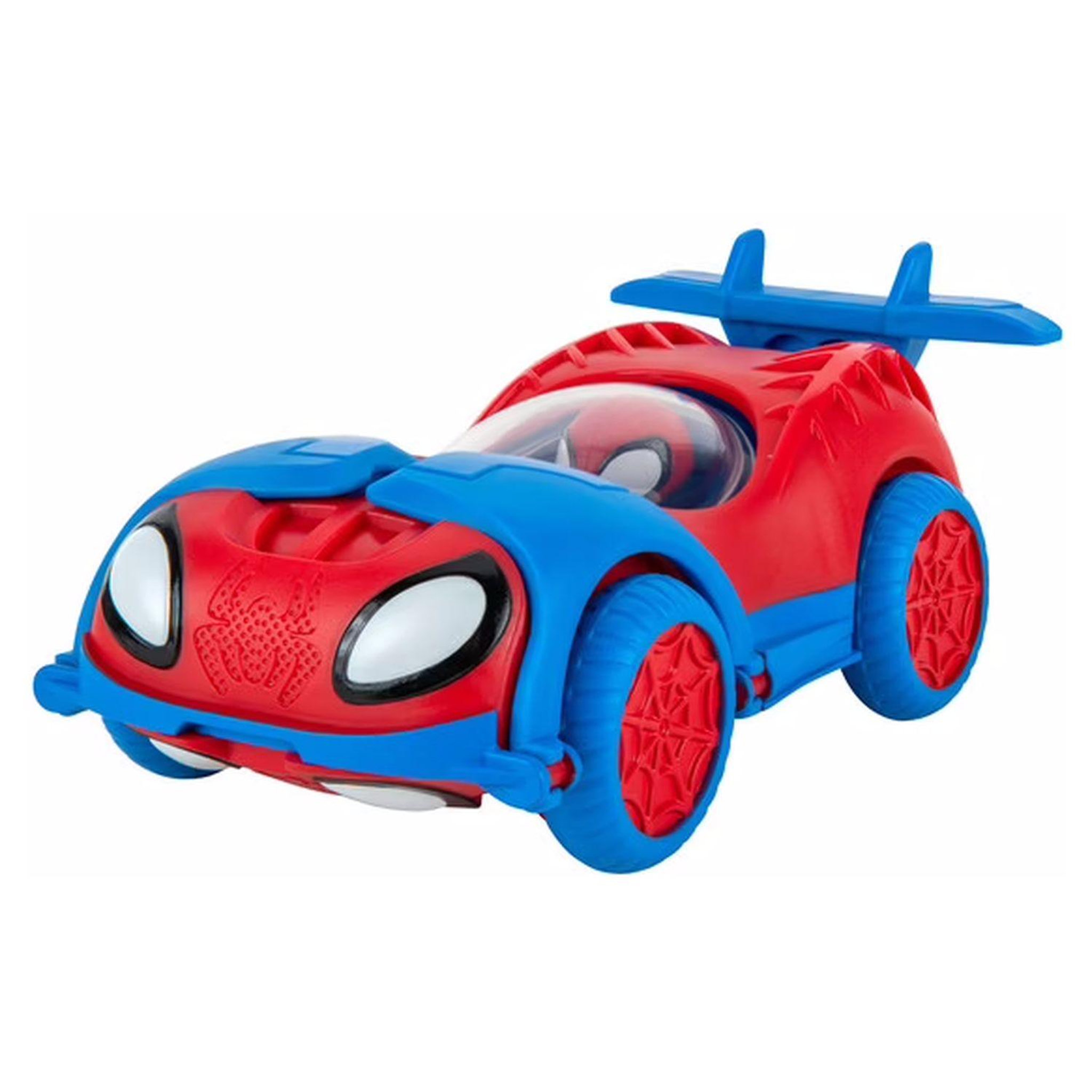 Voir la diapositive 2 : JAZWARES Véhicule 2 en 1 Flip & Jet Marvel Spidey and His Amazing Friends