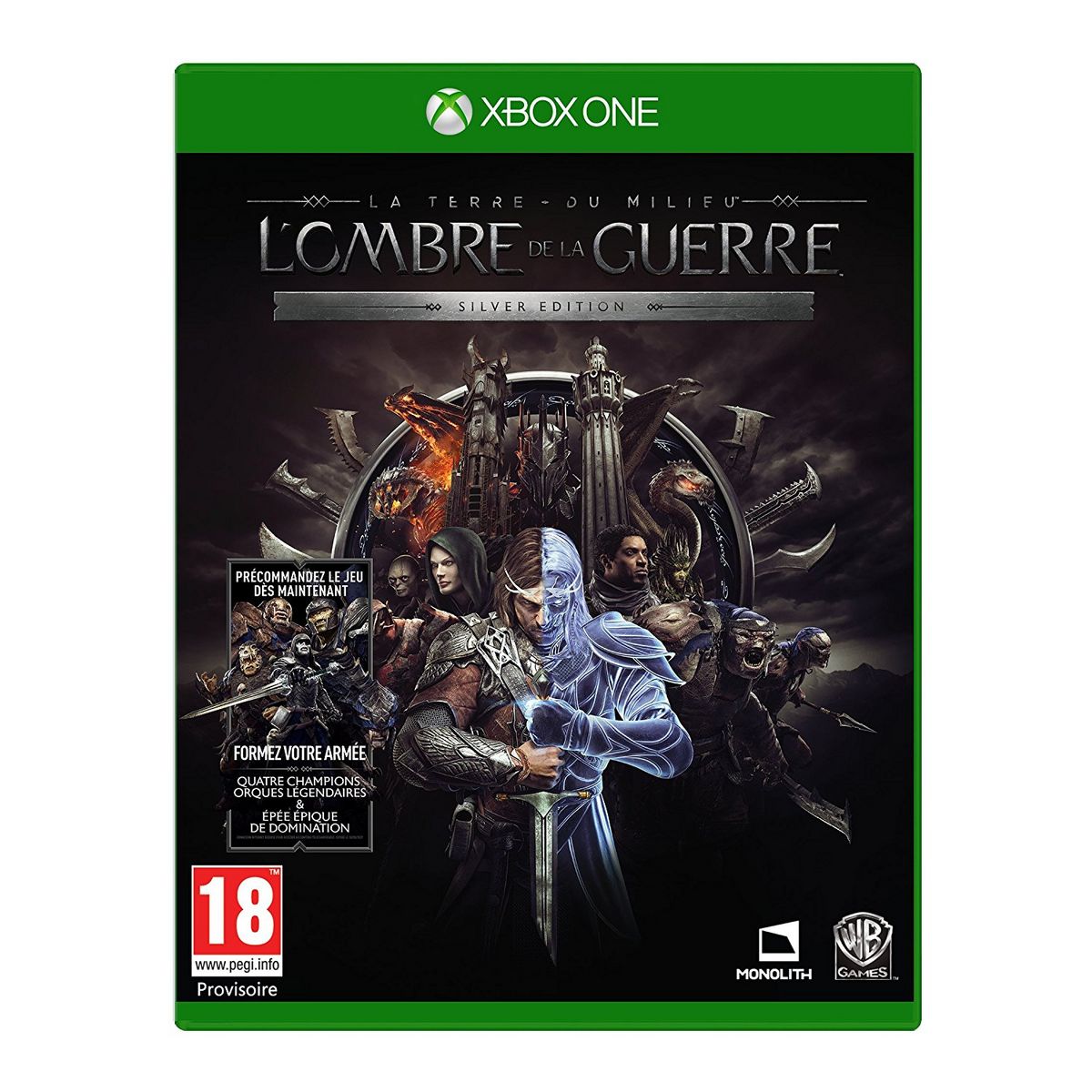 La Terre du Milieu : L'Ombre de la Guerre - Silver Edition Xbox One