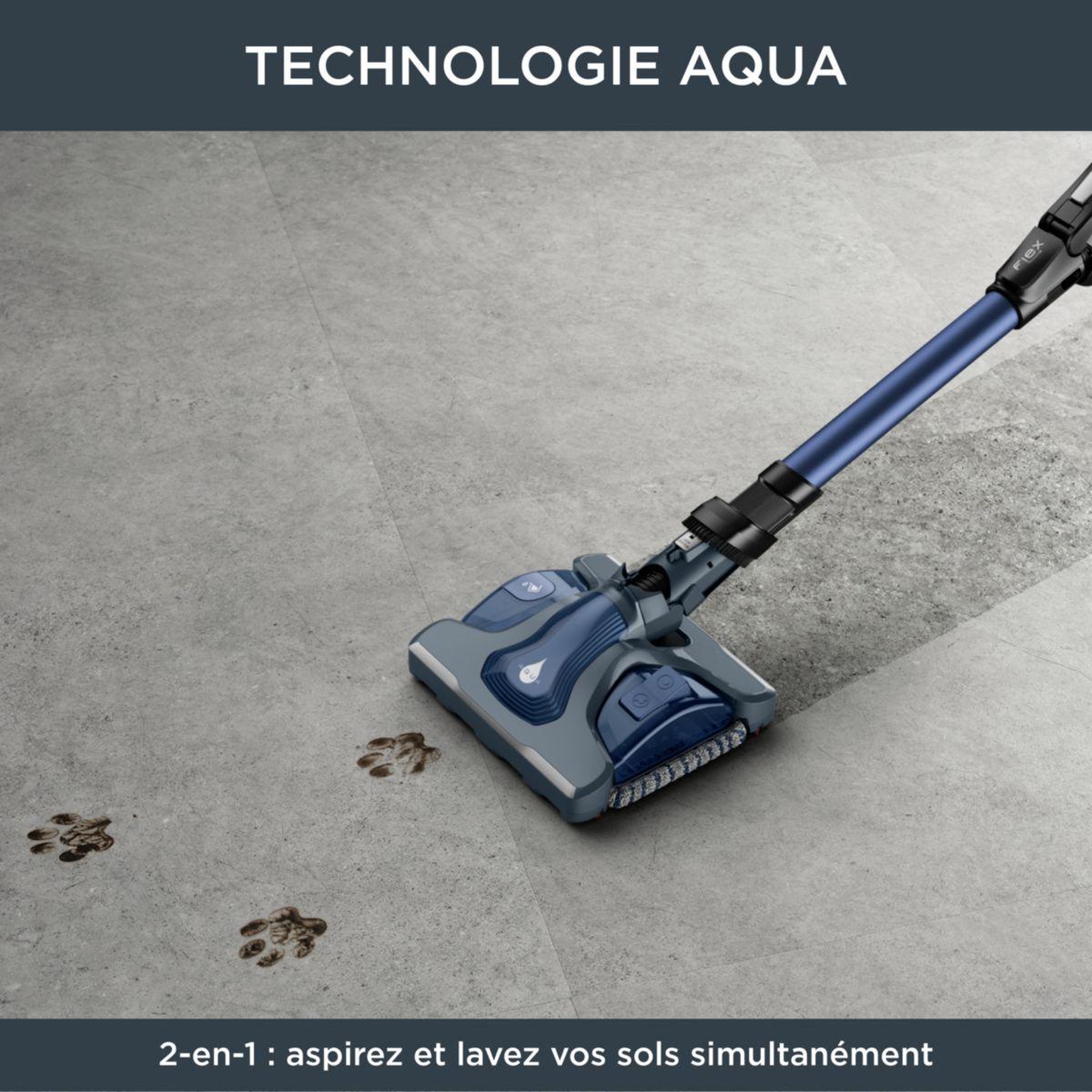 Voir la diapositive 5 : ROWENTA Aspirateur balai x force flex 14.60 aqua auto yy5508fe