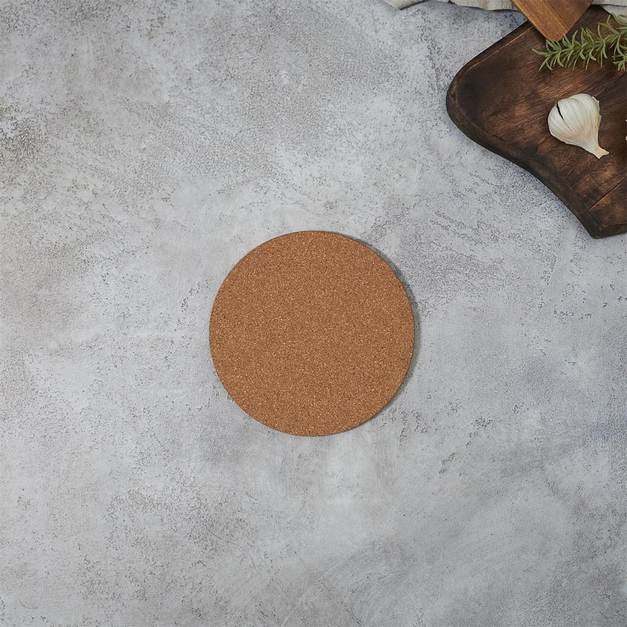 Voir la diapositive 2 : COOK CONCEPT Dessous de Plat Rond en Liège  Colby  19cm Marron