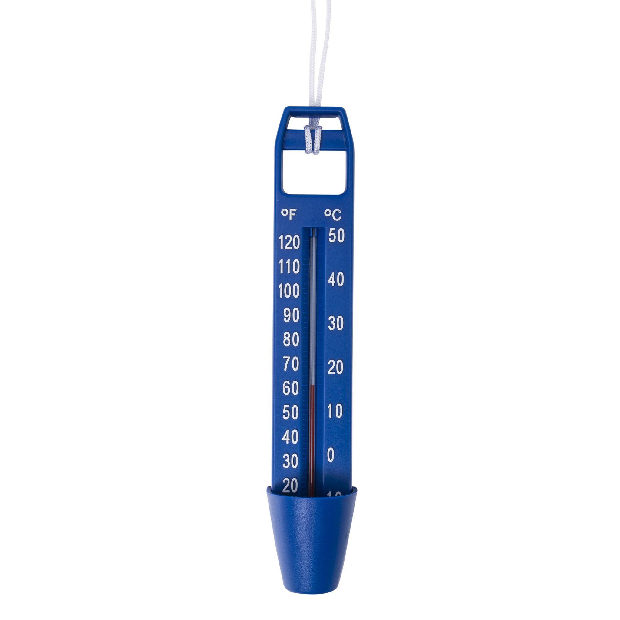 Voir la diapositive 2 : WERKAPRO Thermomètre pour piscine bleu WERKA PRO