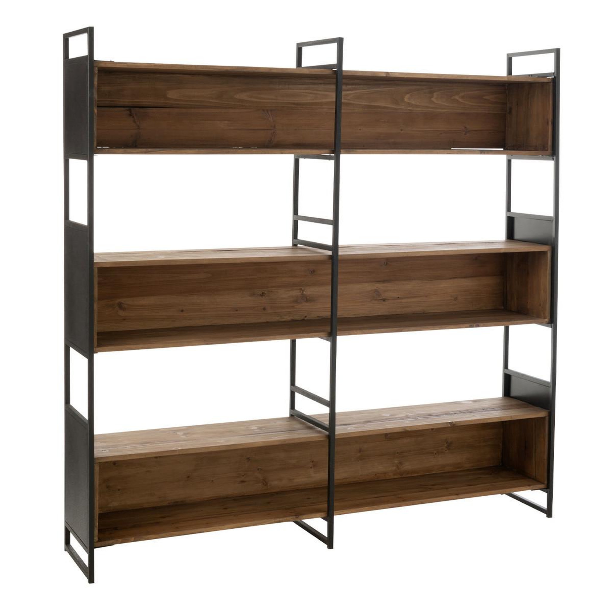 J-LINE Étagère en bois  stanley  200cm naturel