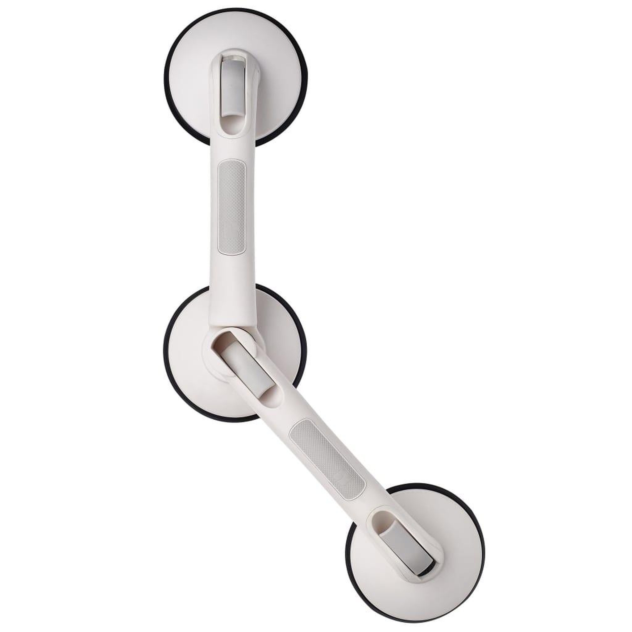 Voir la diapositive 1 : RIDDER RIDDER Barre d'appui angulaire a ventouse Premium blanc