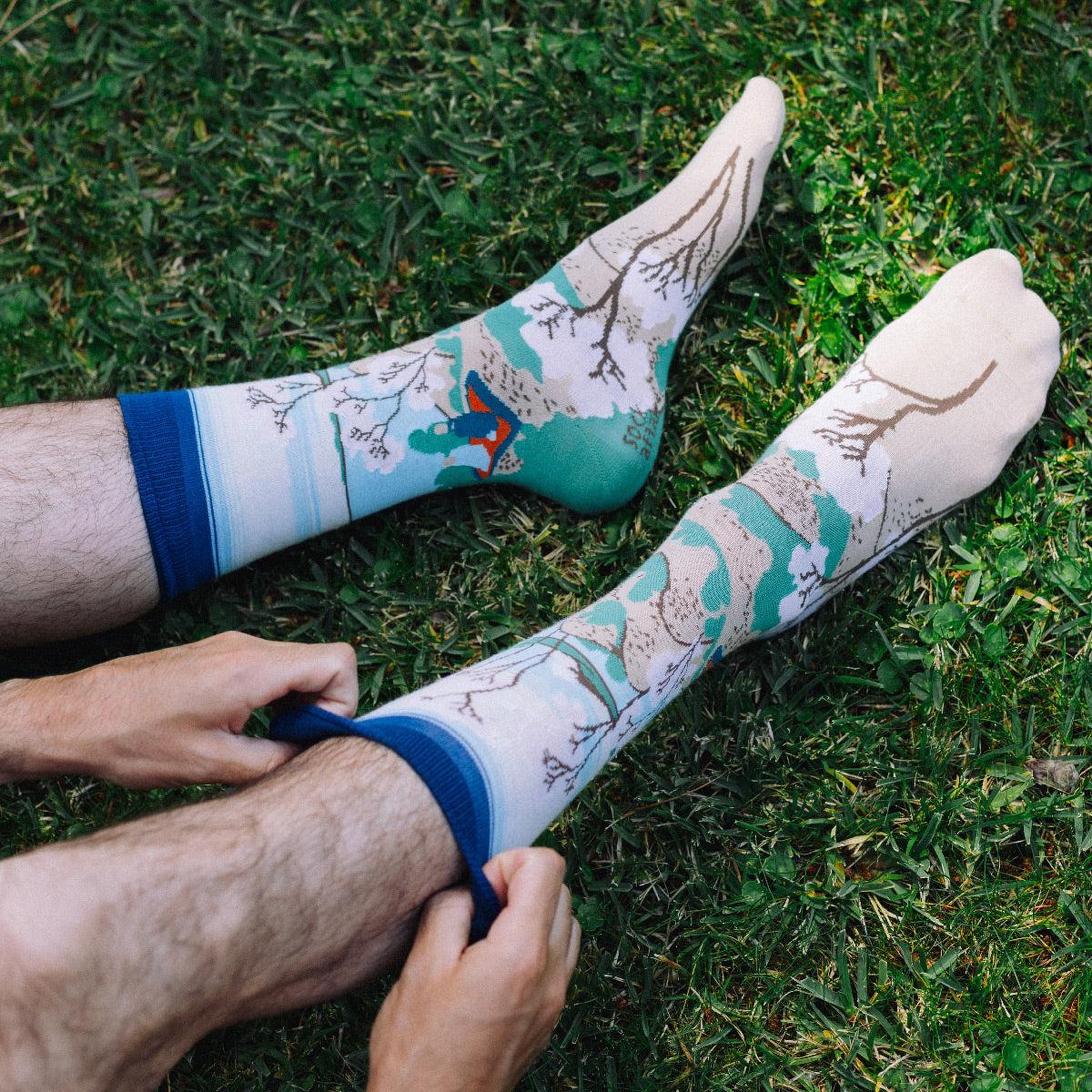 Voir la diapositive 5 : SOCK AFFAIRS Chaussettes mont fuji, hokusai
