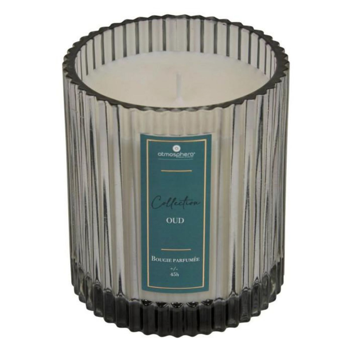 ATMOSPHERA Bougie Parfumée en Verre  Albie  290g Bois de Oud