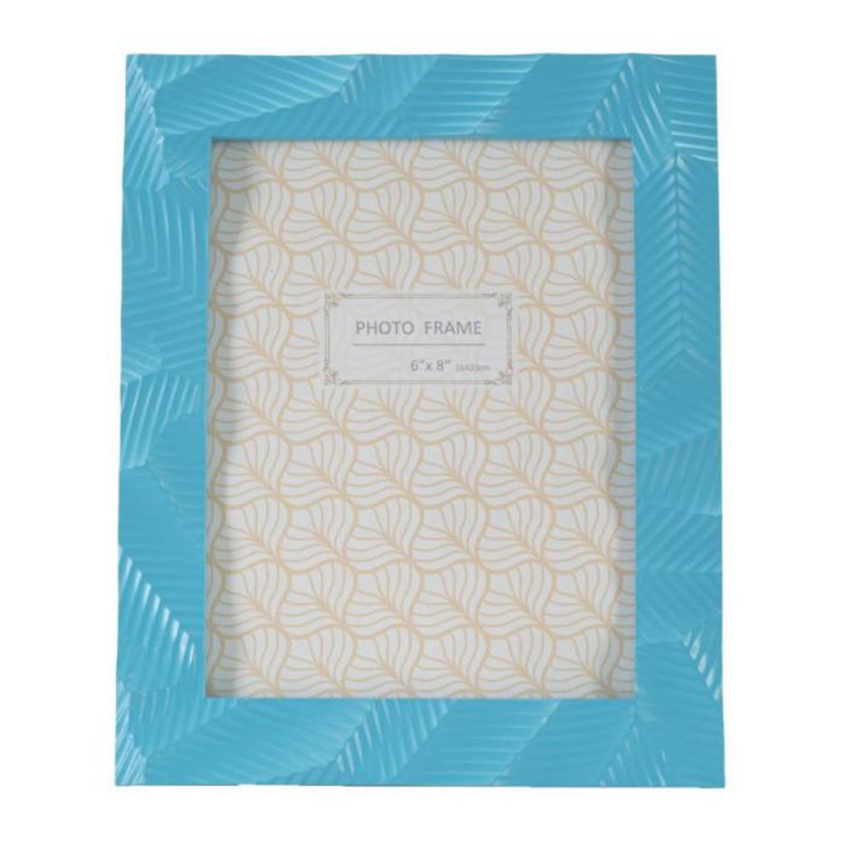 Paris Prix Cadre Photo Déco en Résine  Light  15x20cm Bleu Clair