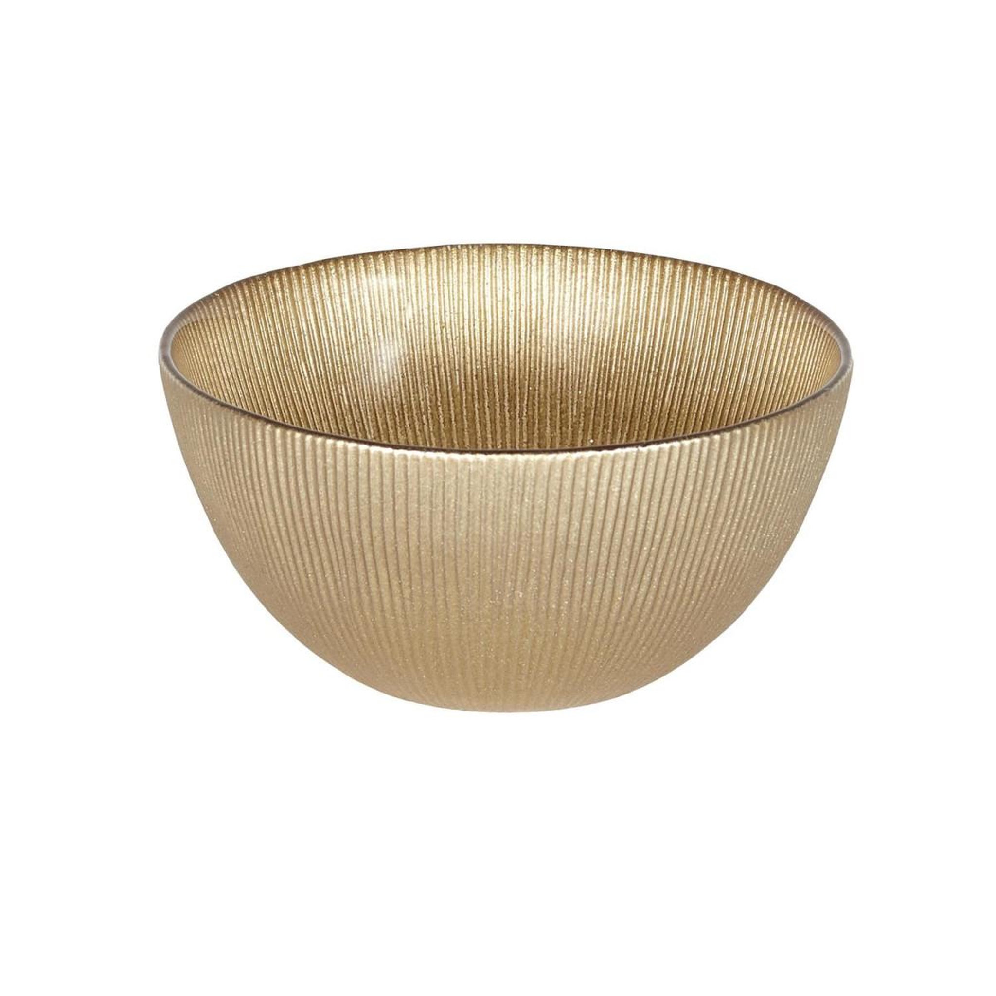 Voir la diapositive 2 : The Home Deco Factory Lot de 6 bols en verre design  royal  70cl or