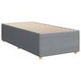 Voir la diapositive 3 : VIDAXL Cadre de lit sans matelas gris clair 90x190 cm tissu