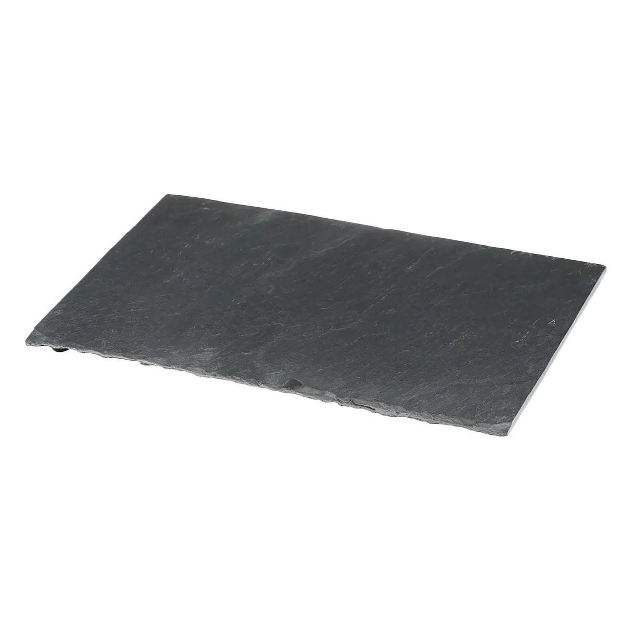 Voir la diapositive 2 : SECRET DE GOURMET Service apéritif ardoise  17 pièces  32cm gris & blanc