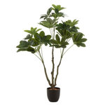 Paris Prix Plante Artificielle en Pot  Pachira  110cm Vert