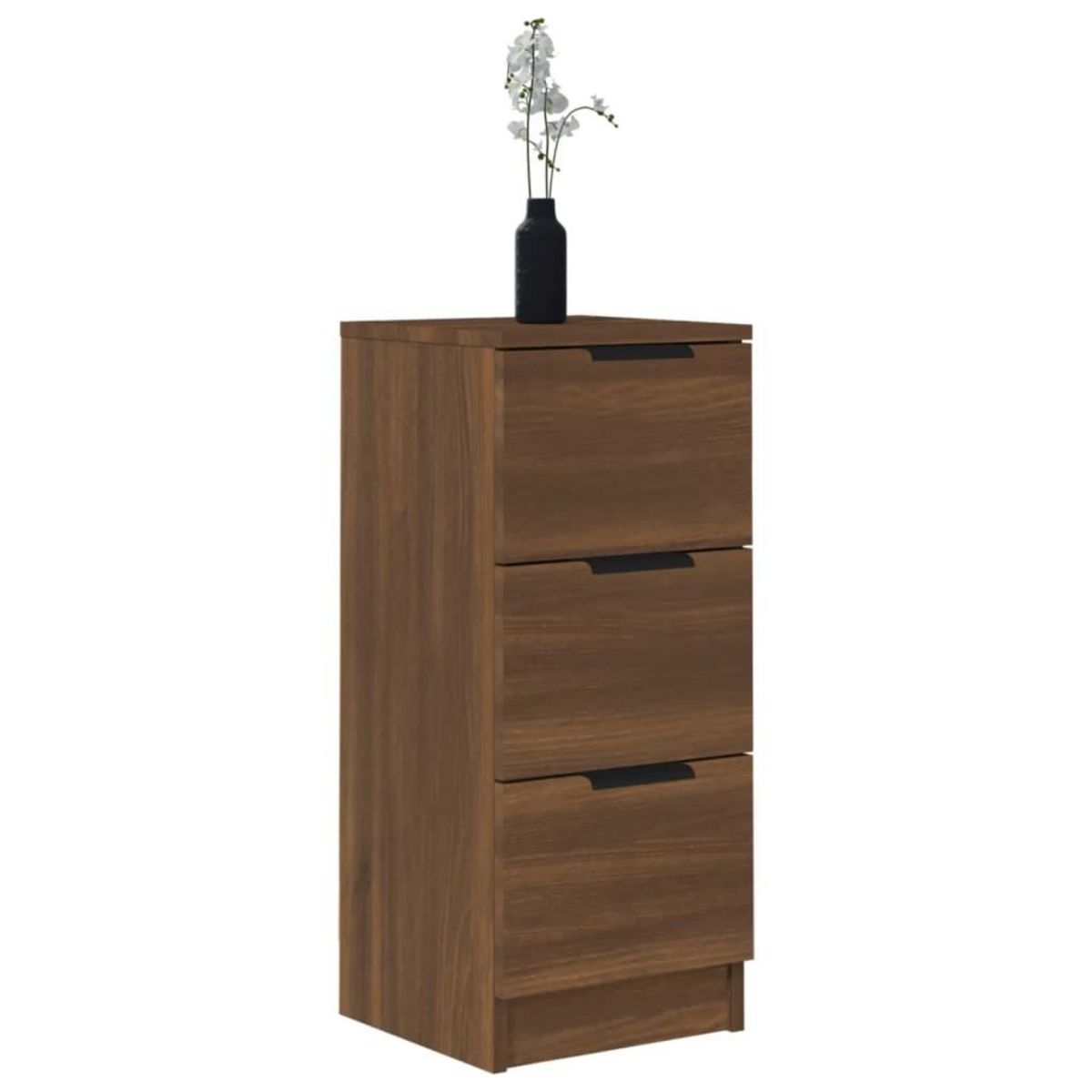 VIDAXL Buffet Chene marron 30x30x70 cm Bois d'ingenierie
