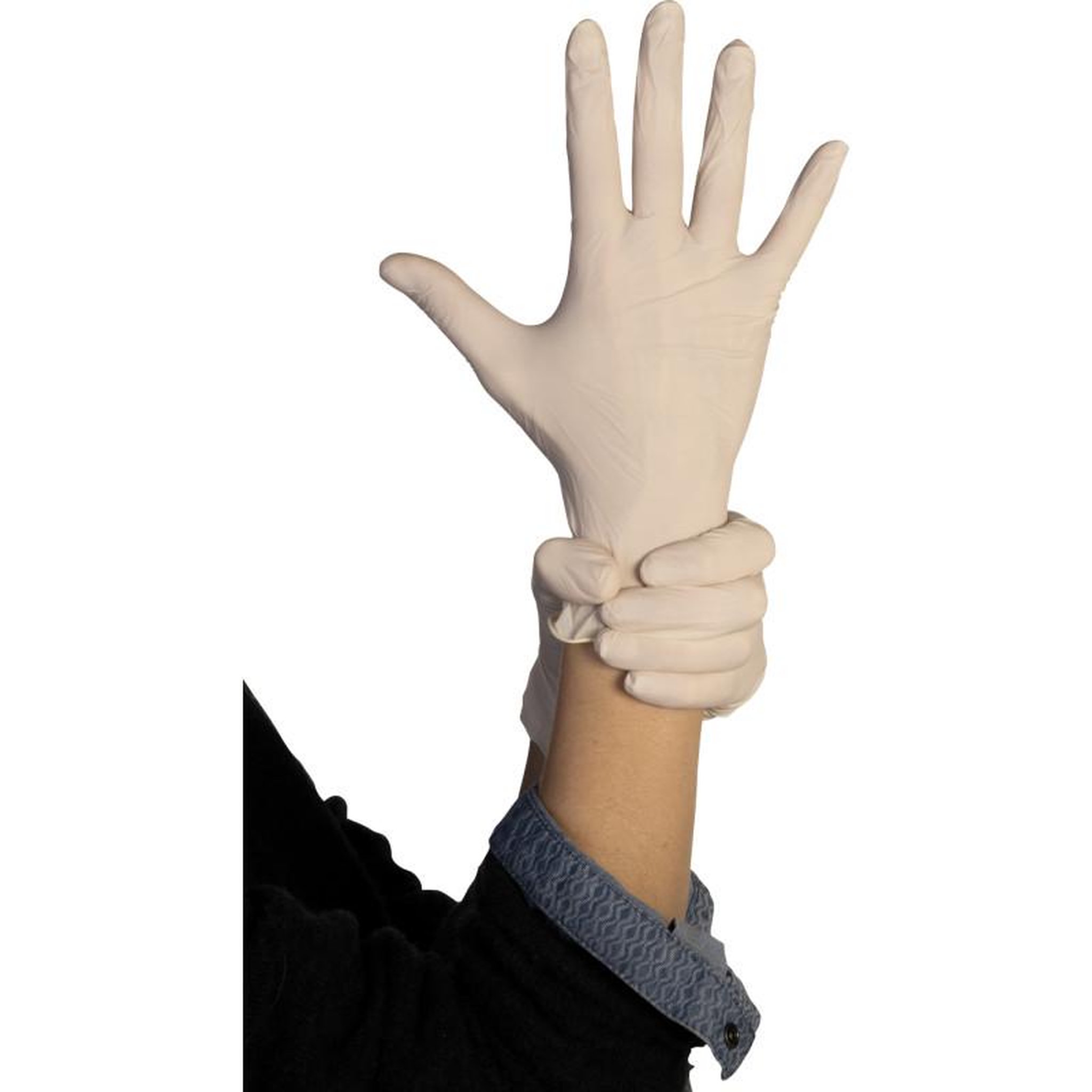 NOTRE SELECTION Boîte de 100 gants en latex poudrés blanc TM (7 8) NOTRE SELECTION 88825200 TM