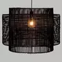  Lampe Suspension Design  Orna  58cm Noir